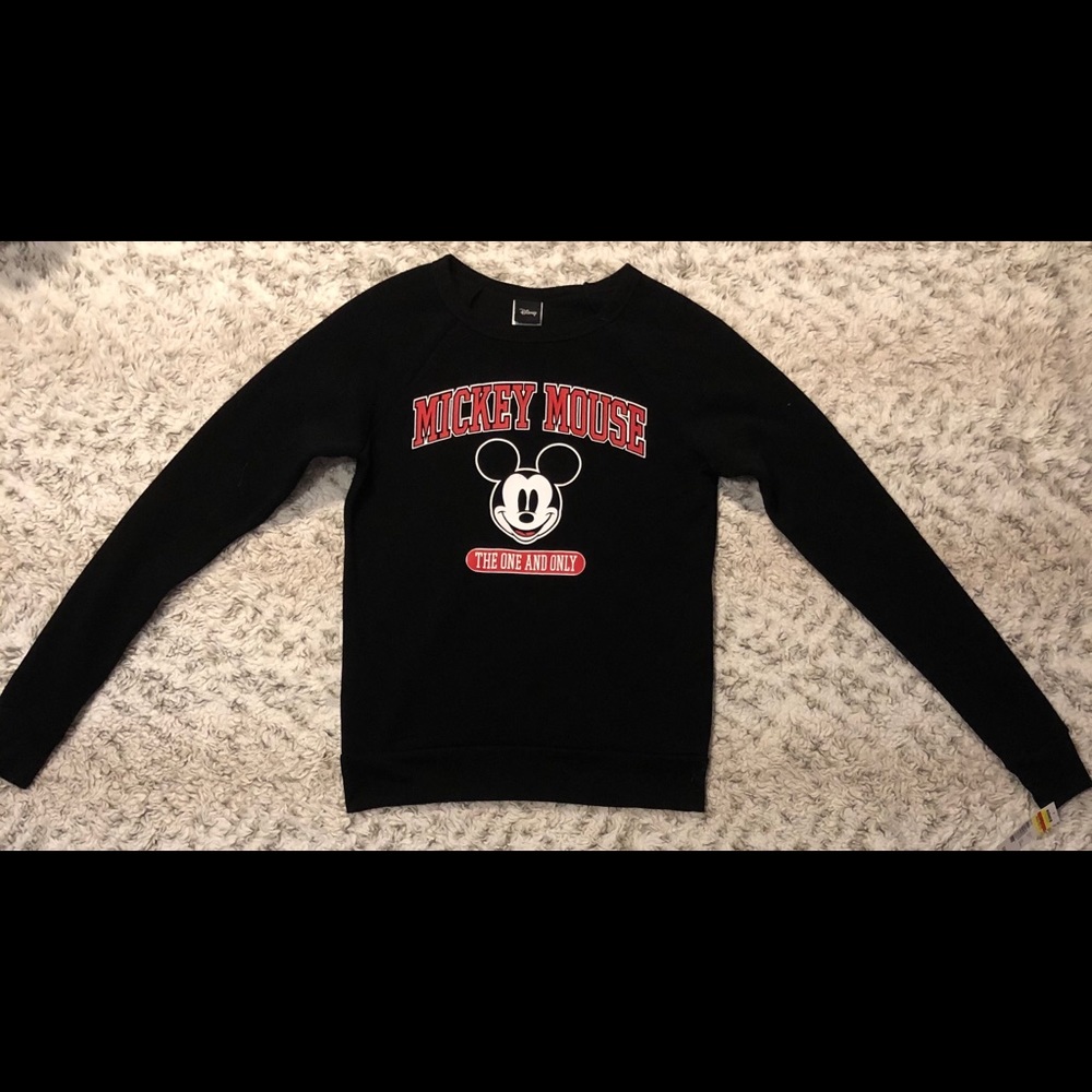 Black Mickey Mouse sweater